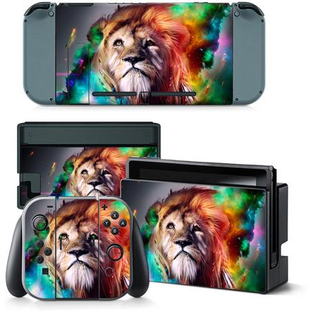Lion Abstract - Nintendo Switch Skins Stickers