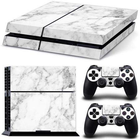 Marble White - PS4 Console Skins PlayStation Stickers