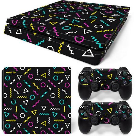 Memphis - PS4 Slim Console Skins PlayStation Stickers