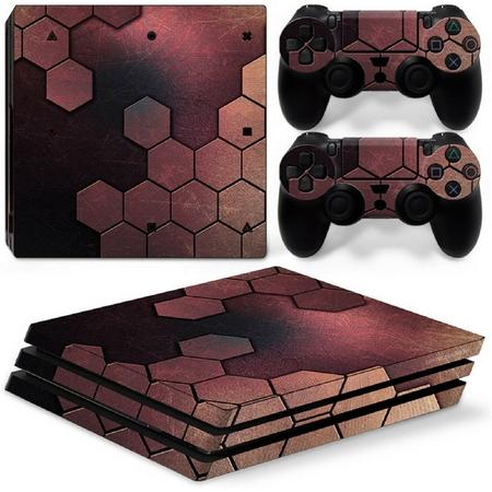 Steel Bronze - PS4 Pro Console Skins PlayStation Stickers