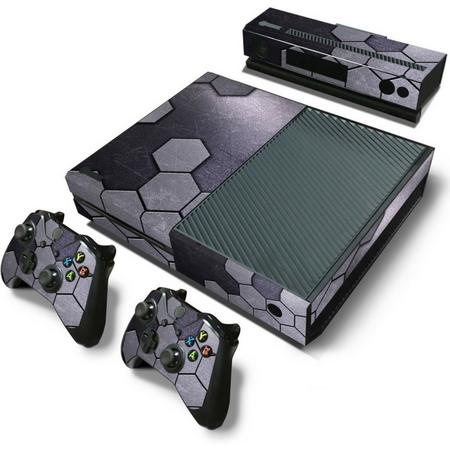 Steel Silver - Xbox One Console Skins Stickers