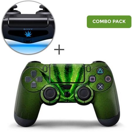 Weed 420 Combo Pack - PS4 Controller Skins PlayStation Stickers