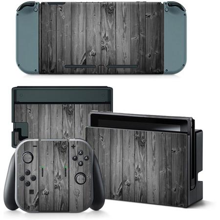 Wood Grey Oak - Nintendo Switch Skins Stickers