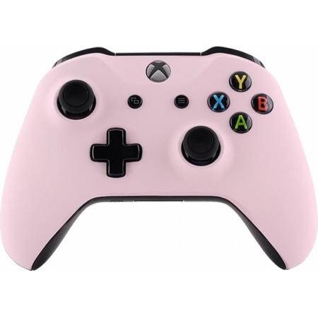 Xbox One S Draadloze Controller - Soft Touch Lichtroze Custom