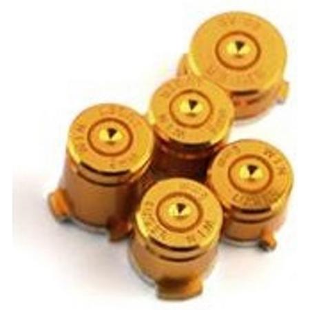 Gold Alu Bullet buttons - x box one