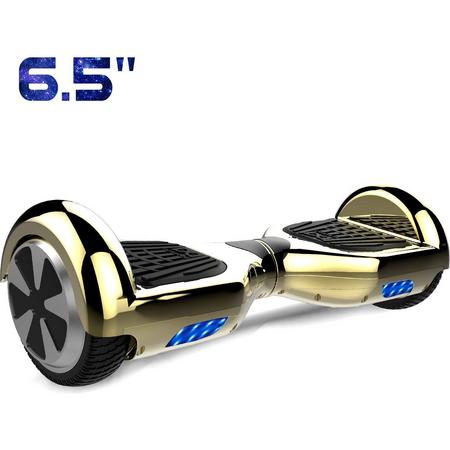 Cool&Fun Hoverboard / Elektrische Scooter Zelfbalansering / Oxboard / LED Verlichting / 6,5-inch Gyropod Chroom Goud