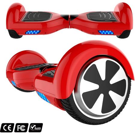 Cool&Fun Hoverboard / Elektrische Scooter Zelfbalansering / Oxboard / LED Verlichting / 6,5-inch Gyropod Rood