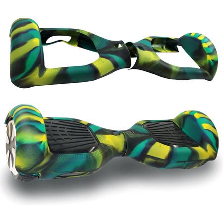 Siliconen beschermhoes, kleurrijke dekking voor 6.5 Inch Hoverboard - Leger groene camouflage