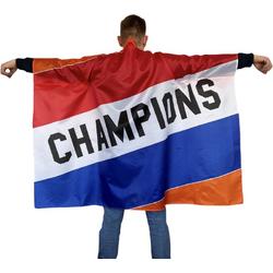 Juichcape - Vlagcape - Champions - Voetbal - Nederlands Elftal - Hup Holland - Formule 1 - 150 x 110 cm