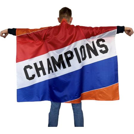 Juichcape - Vlagcape - Champions - Voetbal - Nederlands Elftal - Hup Holland - Formule 1 - 150 x 110 cm