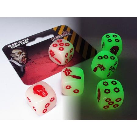 Zombicide dice - Glow in the dark