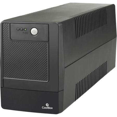 CoolBox COO-SAIGDN-1K 1000VA 4AC-uitgang(en) Mini Toren Zwart UPS