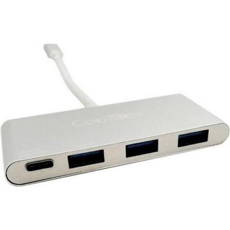Hub USB CoolBox COO-HUC3U3PD Wit (4 poorten)