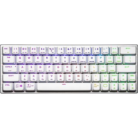 Cooler Master SK622 Mechanisch Qwerty Gaming Toetsenbord - White TTC Low Profile Red