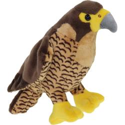 Pluche knuffel dieren Havik roofvogel van 18 cm - Speelgoed vogels knuffels - Cadeau voor jongens/meisjes