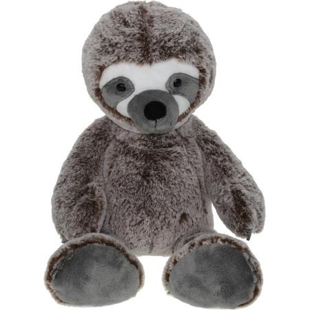 Pluche knuffel dieren Luiaard van 37 cm - Speelgoed knuffels - Cadeau voor jongens/meisjes