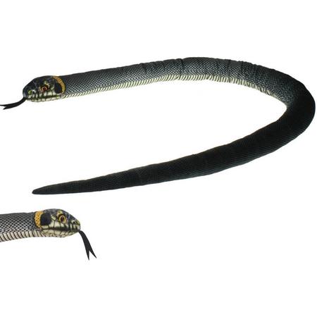 Pluche knuffel dieren ringslang van 150 cm - Speelgoed slangen knuffels - Cadeau voor jongens/meisjes