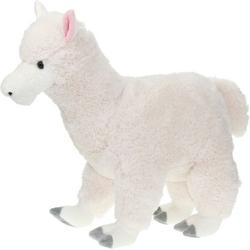 Pluche knuffel dieren witte Alpaca van 40 cm - Speelgoed knuffels - Cadeau voor jongens/meisjes