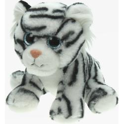 Pluche knuffel dieren witte Tijger van 25 cm - Speelgoed knuffels - Cadeau voor jongens/meisjes