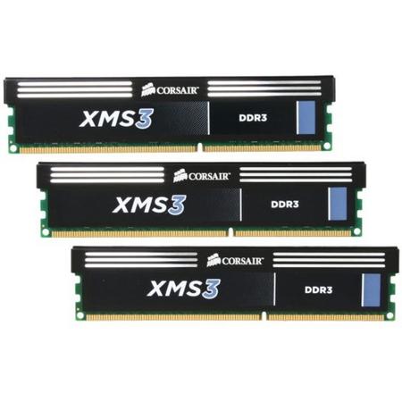 Corsair 3x4GB DDR3, 1333MHz, 240pin DIMM geheugenmodule 12 GB