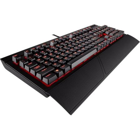Corsair Gaming - K68 Mechanical Gaming Keyboard - Swiss Qwertz - Backlit Red LED - Cherry MX Red