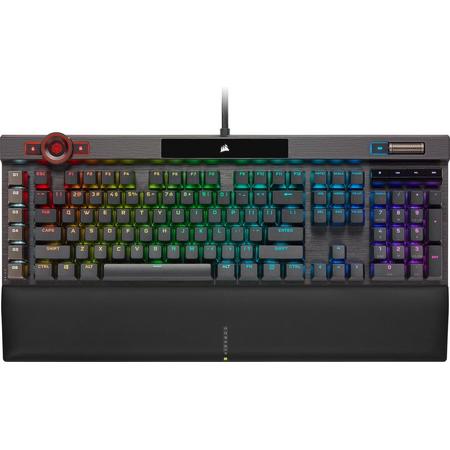 Corsair K100 RGB Mechanisch RGB Qwerty Gaming Toetsenbord - CHERRY MX SPEED - Zwart