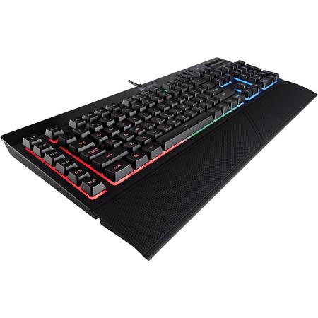 Corsair K55 RGB Keyboard - Backlit RGB LED (Swiss Layout)
