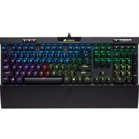 Corsair K70 RGB MK.2 RapidFire - Mechanical Gaming Keyboard - Swiss Qwertz - Backlit RGB LED - Cherry MX Speed