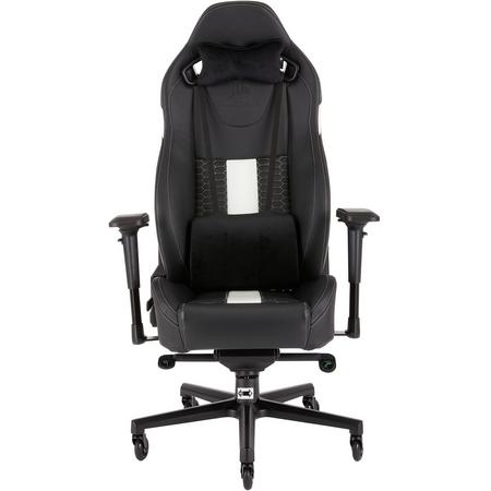 Corsair T2 ROAD WARRIOR - High Back Desk and Office Chair - Black / White
