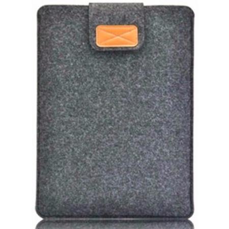 CoshX® stevige laptop hoes van vilt donker grijs maat 13 inch -Macbook hoes 13 inch - Laptop case - Bescherming van uw laptop of macbook met deze sleeve