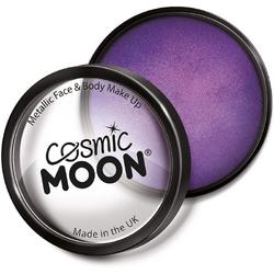 Cosmic Moon Schmink Metallic Pro Face Paint Cake Pots 36 Gram Paars