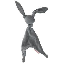   Knuffeldoekje Rabbit Velours 35 Cm Donkergrijs