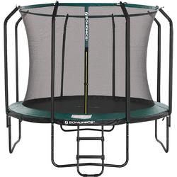 Trampoline 305 cm - Ronde tuintrampoline - Met veiligheidsnet en ladder - Donkergroen