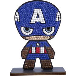 Crystal Art Figurine: Marvel: Captain Amercia