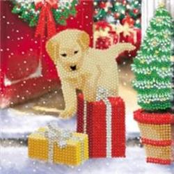 Crystal Card® Labrador Pup (18x18cm)