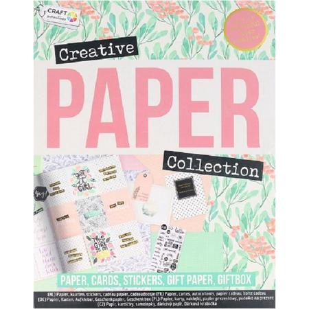 Creative paper collection, Paper, cards, stickers, giftpaper, giftbox, Nr 4