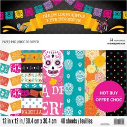 Day of the Dead 12x12 Inch Paper Pad (MSE6146)