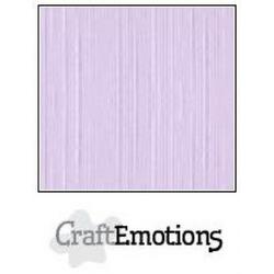 CraftEmotions linnenkarton 100 vel lavendel-pastel Bulk LC-59 30,5x30,5cm 250gr