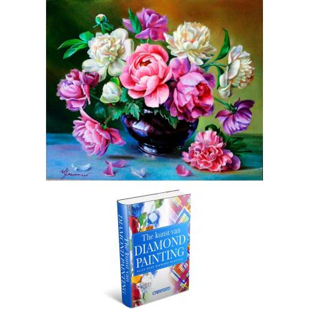 Crafterman™ Diamond Painting Pakket Volwassenen - 25x35 cm - Meerdere kleuren rozen - Met tijdelijk E-Book