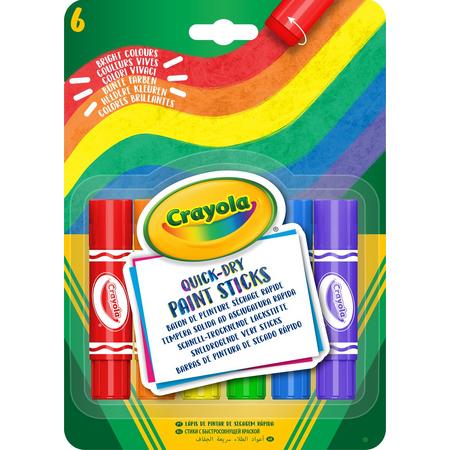 Crayola 6 Verf Sticks