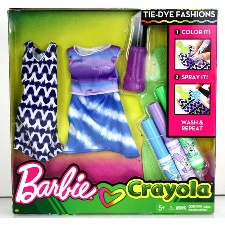 Barbie - Crayola -Tie-Dye Fashions (set 2)