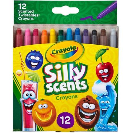 Crayola - Silly Scents - Draaibare mini krijtjes - 12 stuks