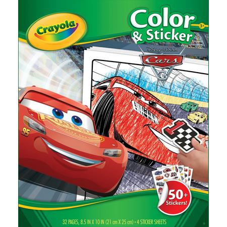 Crayola Cars 3 Kleurboek met stickers