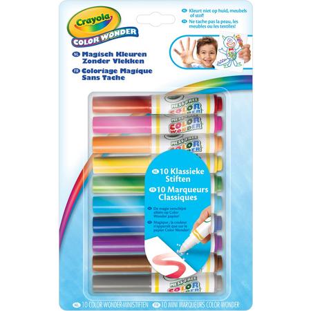 Crayola Color Wonder - 10 mini viltstiften