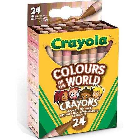 Crayola Colors of the World - 24 Waskrijtjes