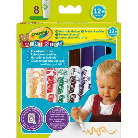 Crayola Mini Kids - 8 Viltstiften bolle punt
