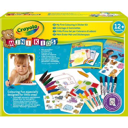 Crayola Mini Kids - Kleur en sticker set