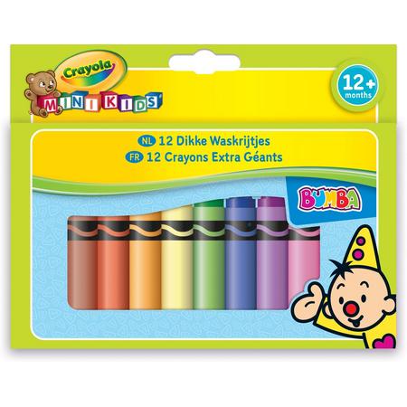 Crayola Mini Kids Bumba Dikke Waskrijtjes, 12st.