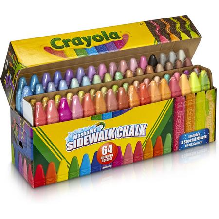 Crayola Stoepkrijt - 64 Stuks