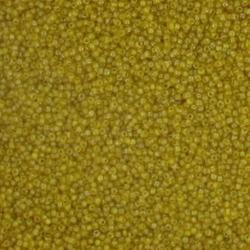 Glaskralen, [ rocailles ] Parelmoer, 2 mm, 500 gram, geel